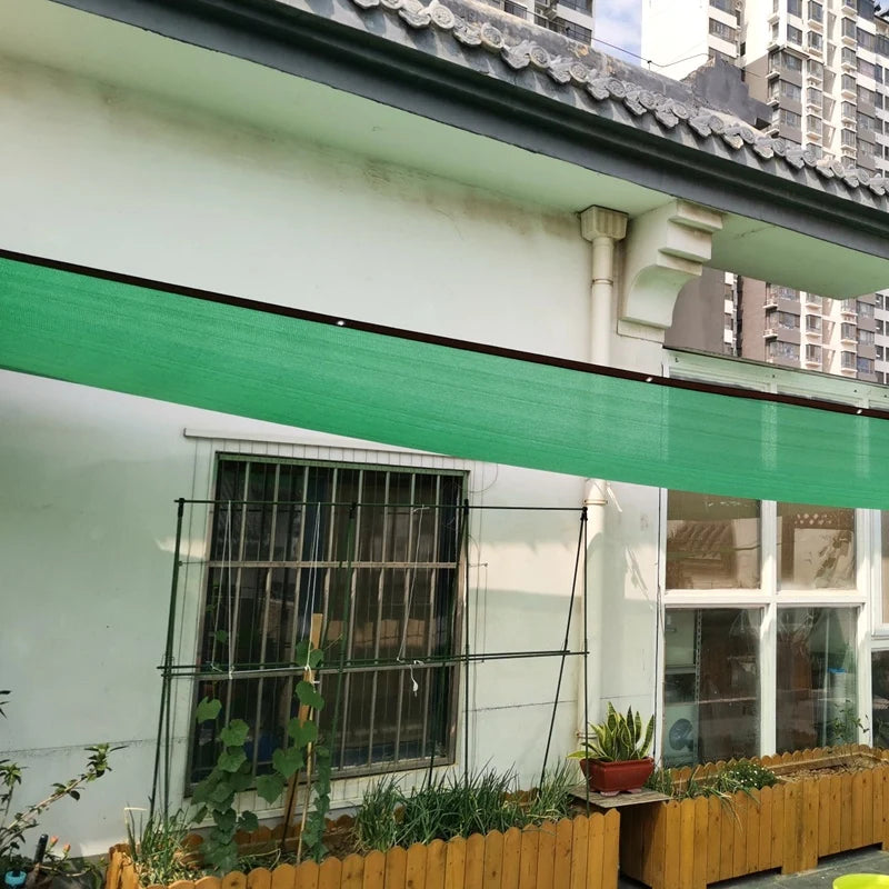 Green HDPE Sun Shade Net - 45% / 80% UV Block