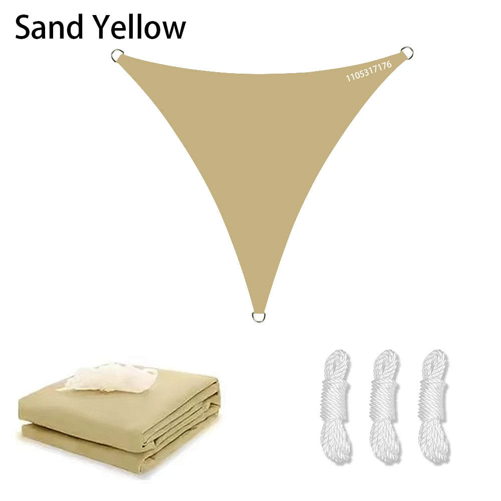 Triangle Waterproof Shade Sail - UV Block