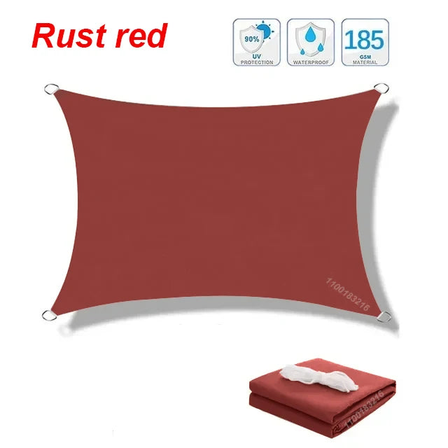 Waterproof Rectangle Shade Sail - UV Resistant