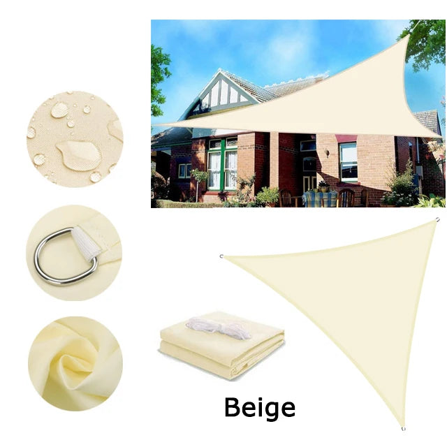 Triangle Waterproof Shade Sail 5m x 5m x 5m