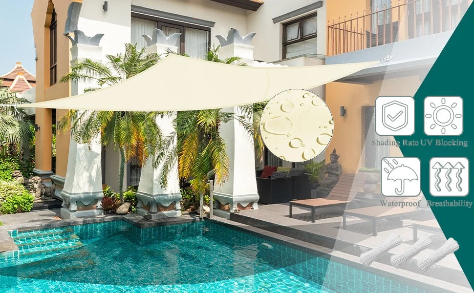 Right Angle Triangle Waterproof Shade Sail