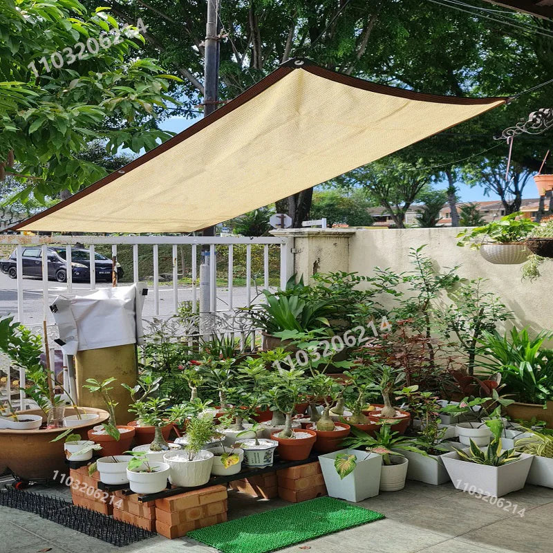 HDPE Sun Shade Net 75% UV Block For Garden