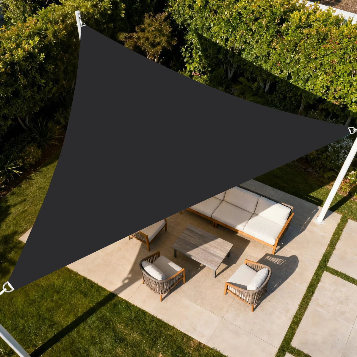 Triangle Waterproof Shade Sail - UV Block
