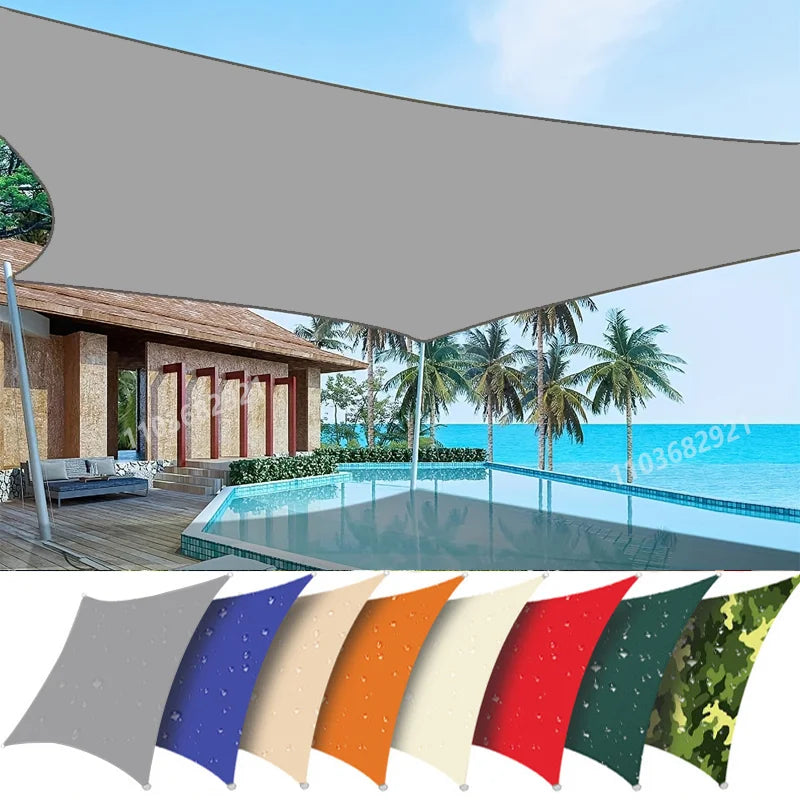Waterproof Rectangle Shade Sail - UV Resistant