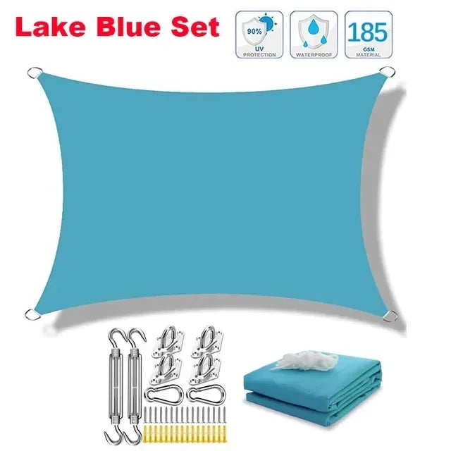 Waterproof Rectangle Shade Sail - UV Resistant