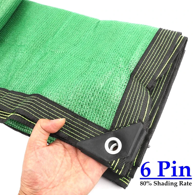 Green HDPE Sun Shade Net - 45% / 80% UV Block