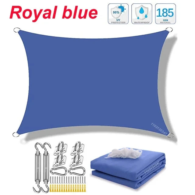 Waterproof Rectangle Shade Sail - UV Resistant