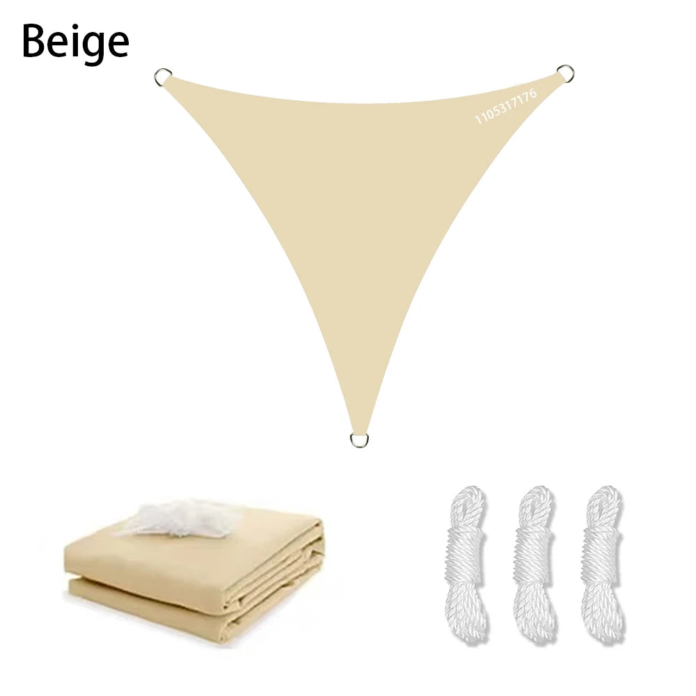 Triangle Waterproof Shade Sail - UV Block
