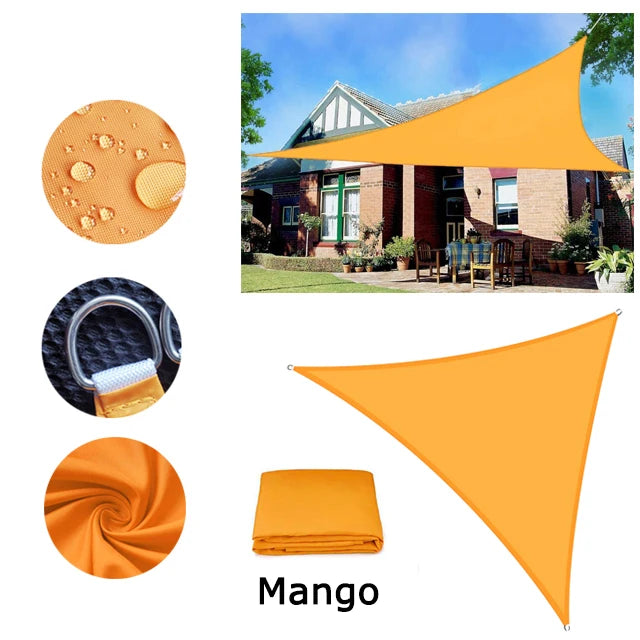 Triangle Waterproof Shade Sail 5m x 5m x 5m