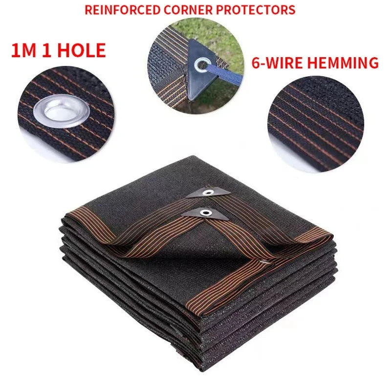 HDPE Sun Shade Net 75% UV Block For Garden