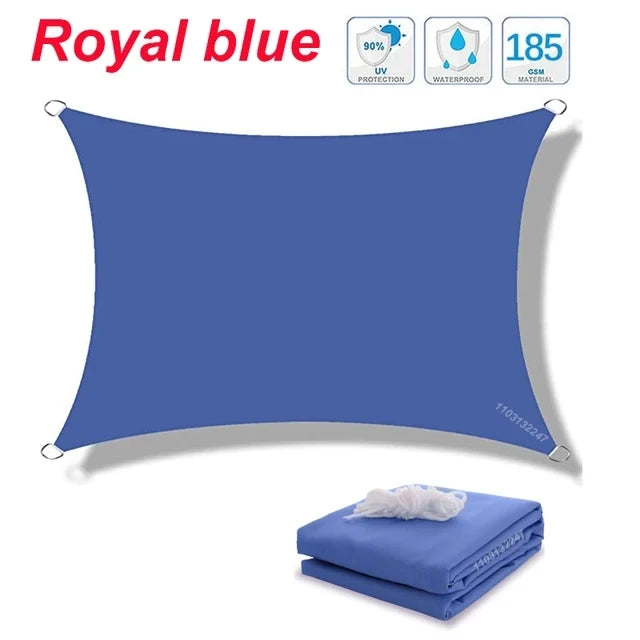 Waterproof Rectangle Shade Sail - UV Resistant