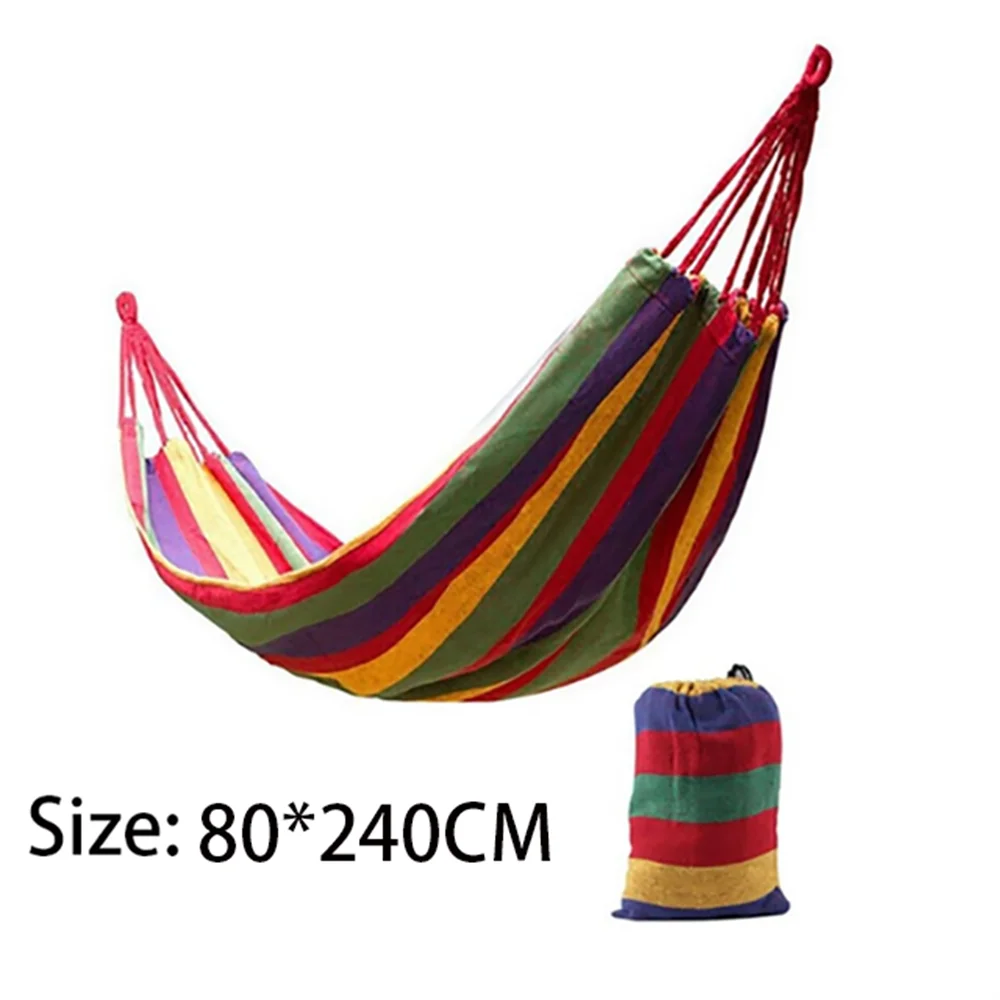 Double Cotton Hammock 2 Person With Tree Straps