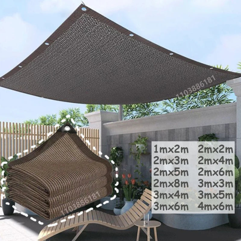 HDPE Sun Shade Net 75% UV Block For Garden