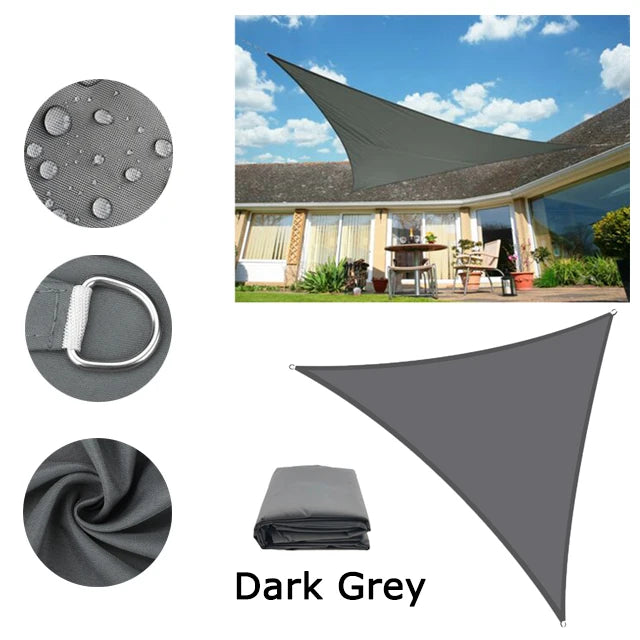 Triangle Waterproof Shade Sail 5m x 5m x 5m