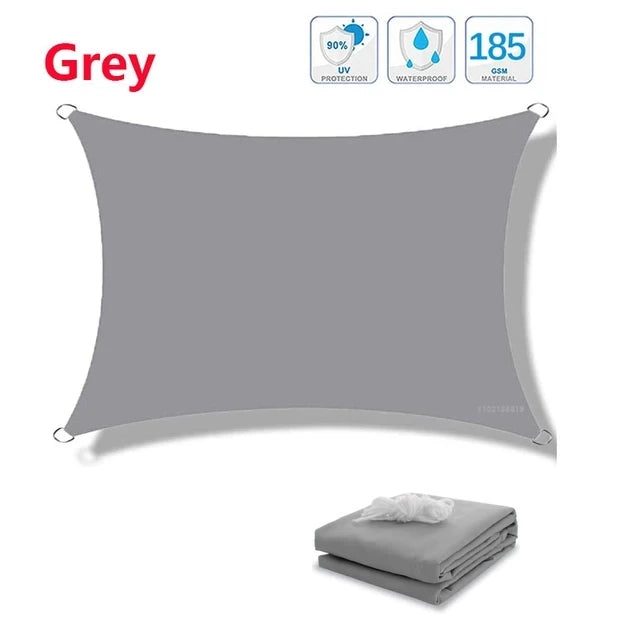 Waterproof Rectangle Shade Sail - UV Resistant
