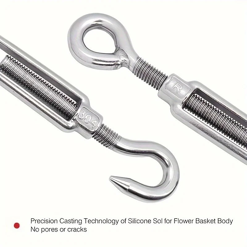 Stainless Steel Eyelet Fasteners For Shade Sail (Pack of 4)
