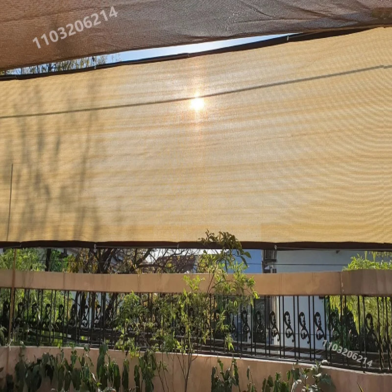 HDPE Sun Shade Net 75% UV Block For Garden