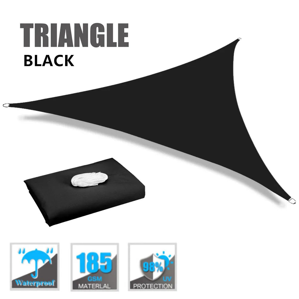 Triangle Waterproof Shade Sail 98% UV Block