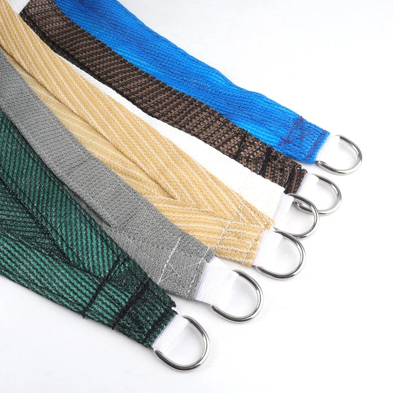 Brown Triangle Sun Shade Net 90% UV Block