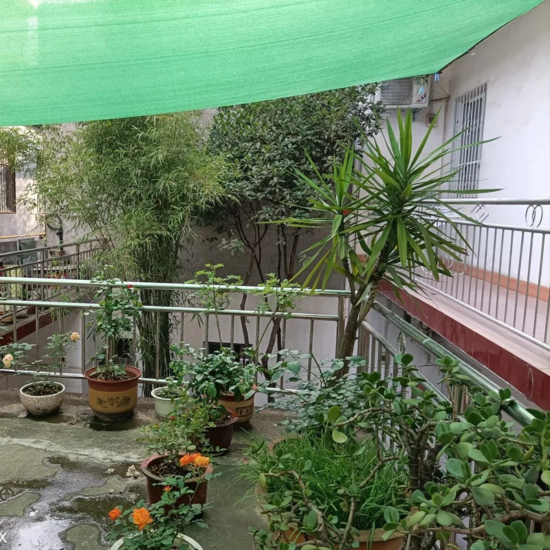 Green HDPE Sun Shade Net - 45% / 80% UV Block