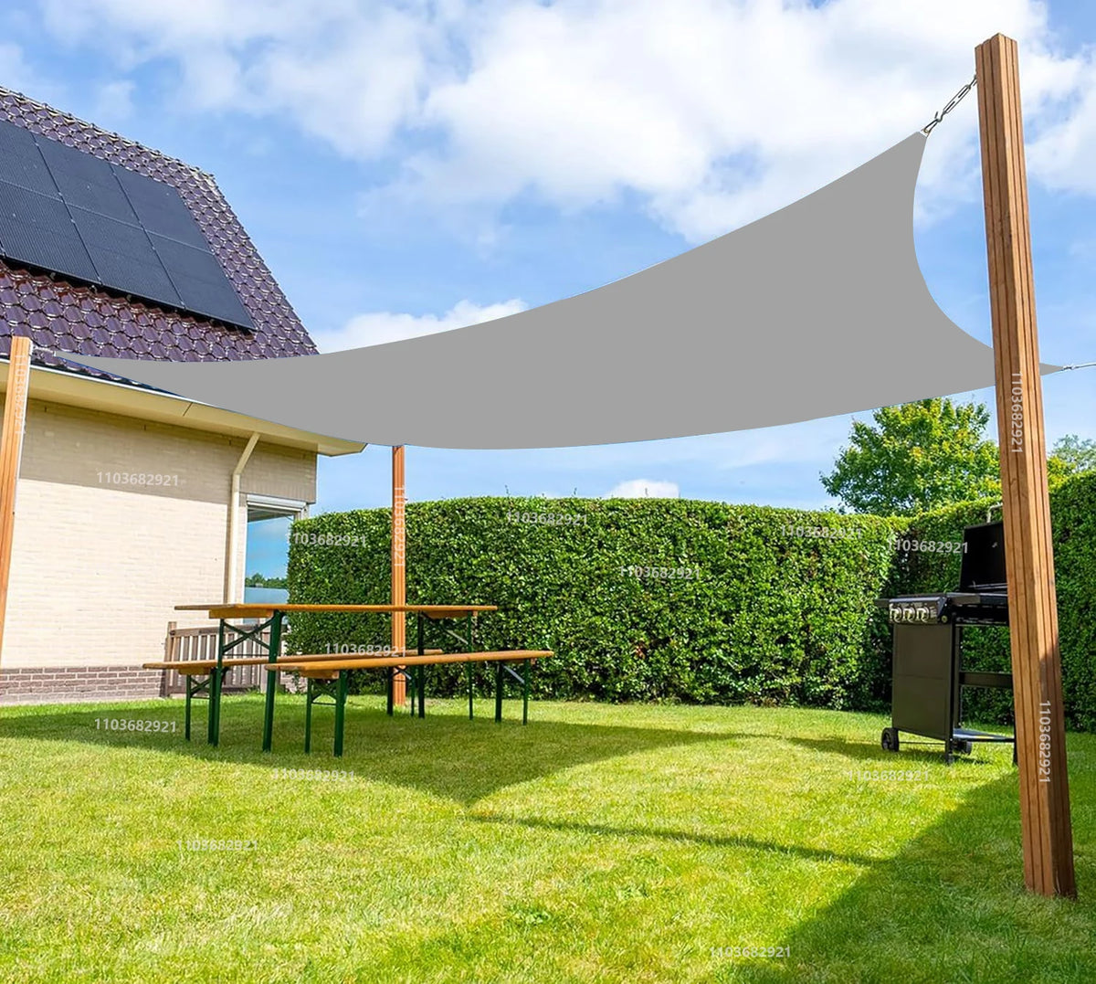 Waterproof Rectangle Shade Sail - UV Resistant