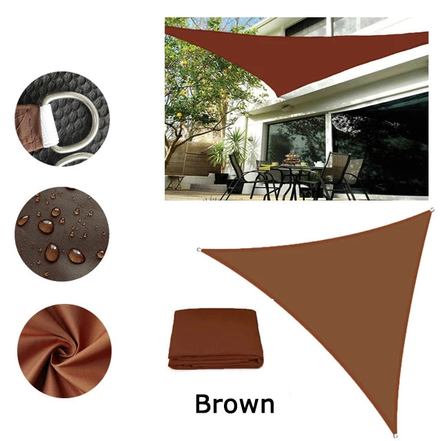 Triangle Waterproof Shade Sail 5m x 5m x 5m