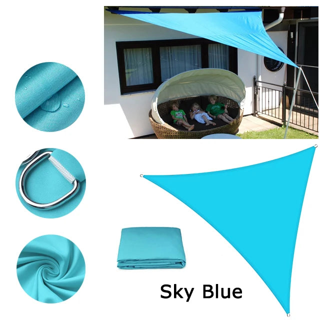 Triangle Waterproof Shade Sail 5m x 5m x 5m