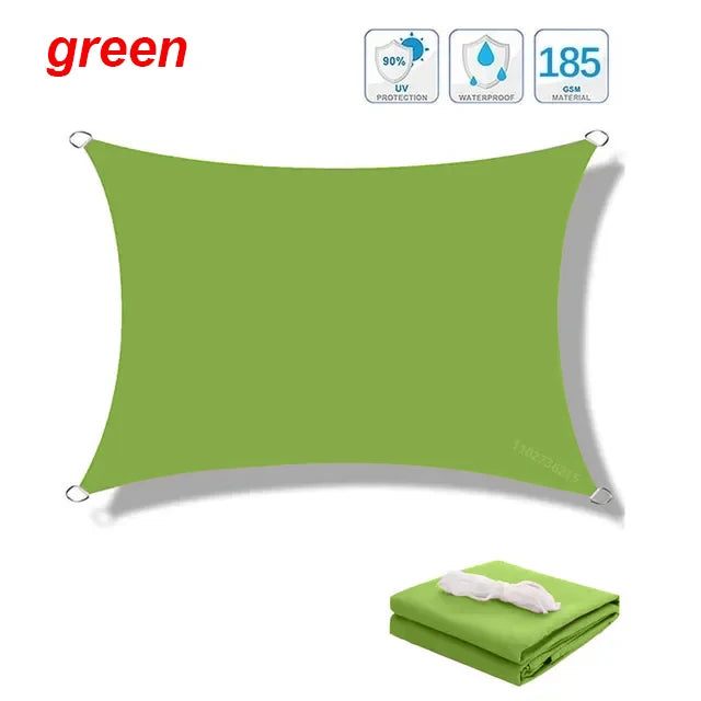 Waterproof Rectangle Shade Sail - UV Resistant