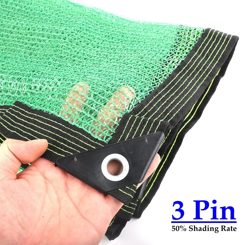 Green HDPE Sun Shade Net - 45% / 80% UV Block