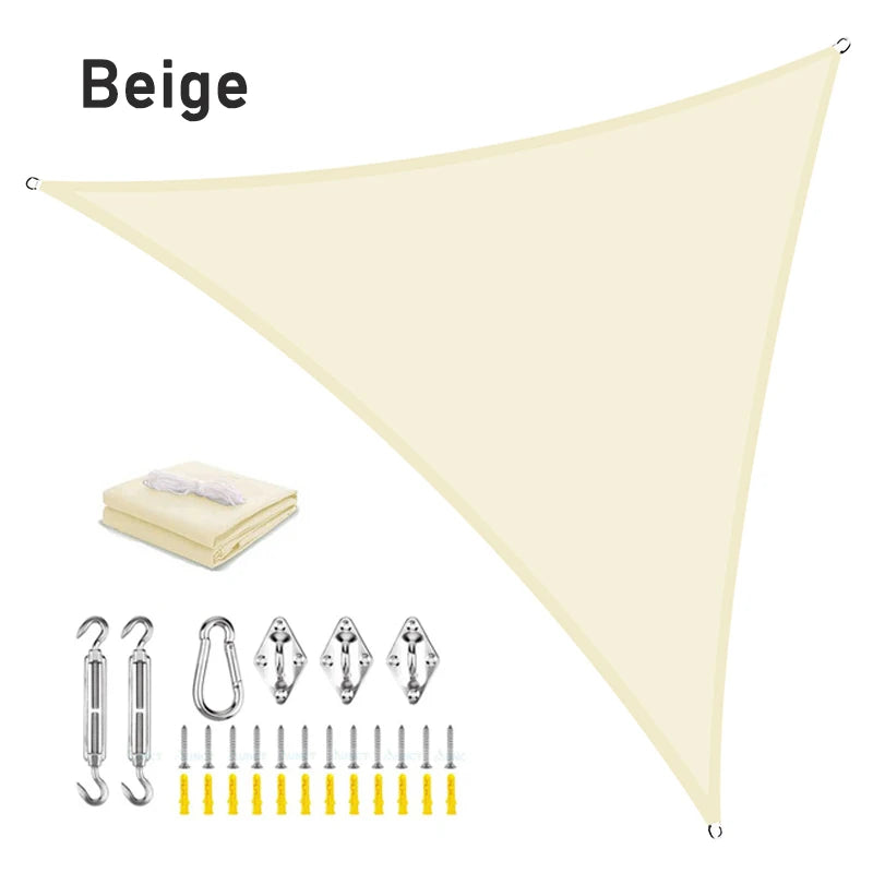 Triangle Waterproof Shade Sail 5m x 5m x 5m