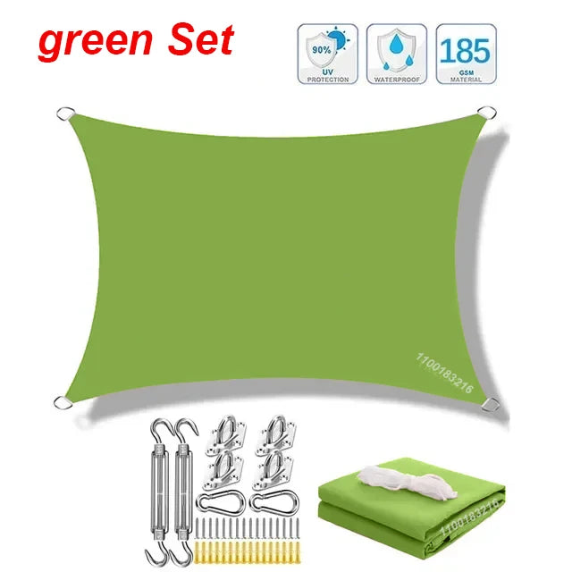 Waterproof Rectangle Shade Sail - UV Resistant