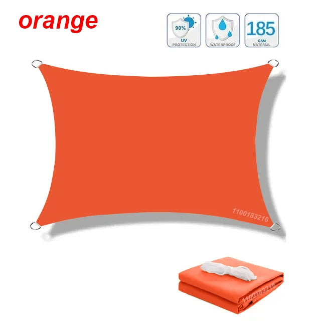 Waterproof Rectangle Shade Sail - UV Resistant