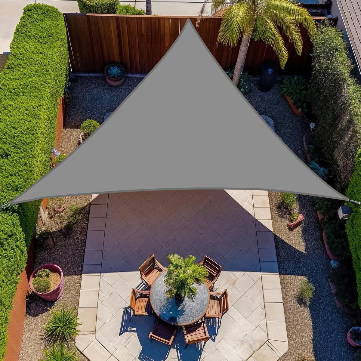Triangle Waterproof Shade Sail - UV Block